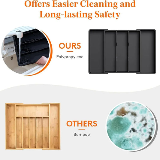 Ordessa Expandable Cutlery Drawer Organiser