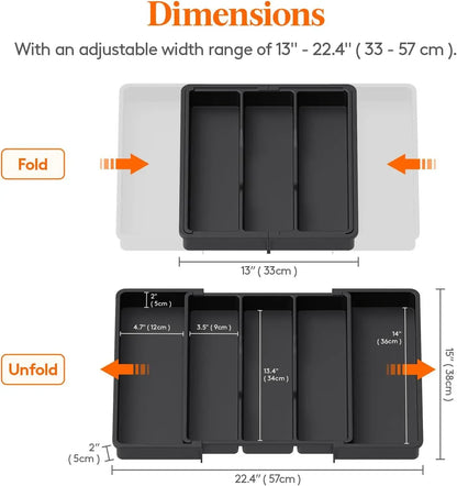 Ordessa Expandable Cutlery Drawer Organiser
