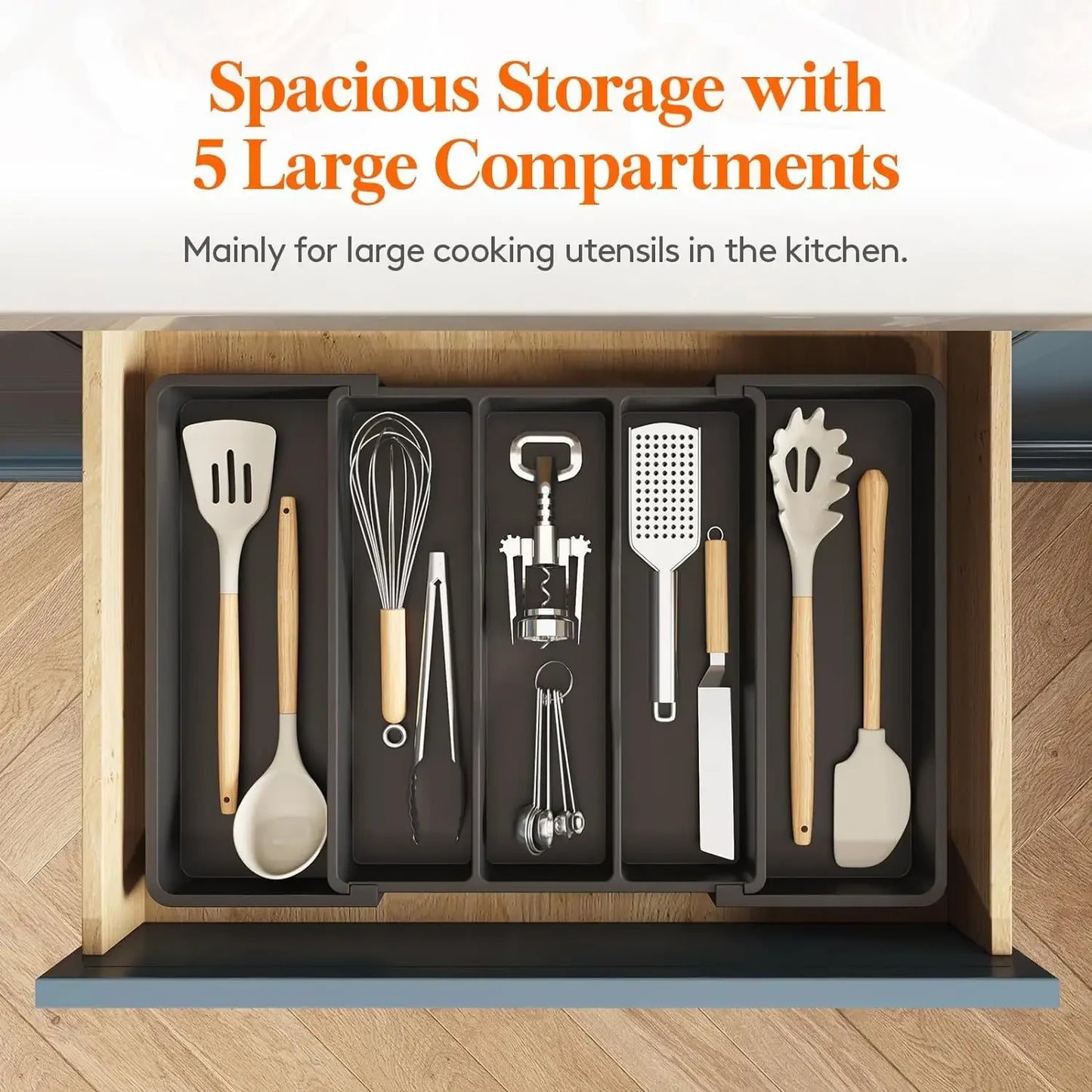 Ordessa Expandable Cutlery Drawer Organiser