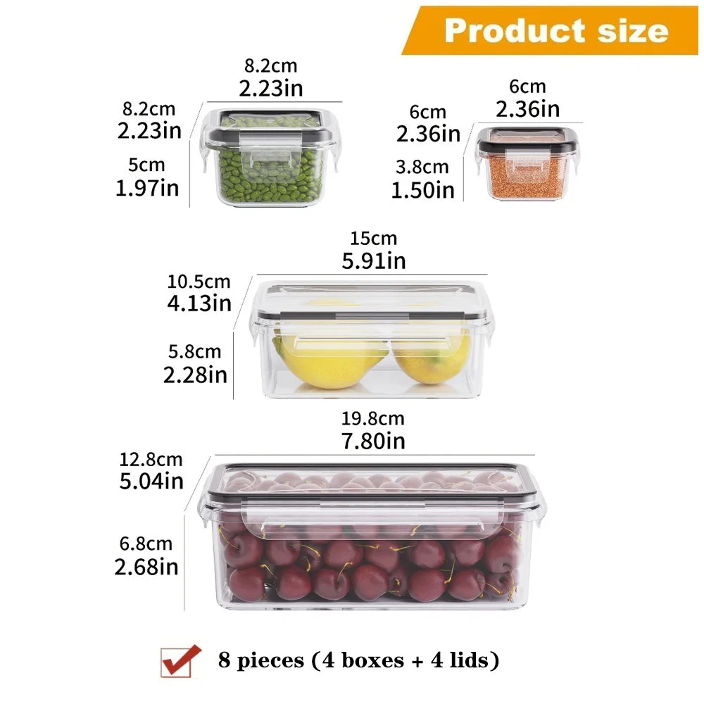Ordessa 8-Container Food Storage Set