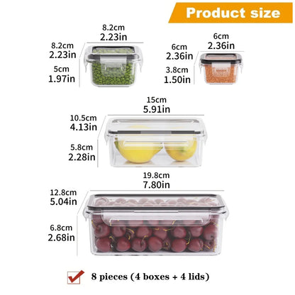 Ordessa 8-Container Food Storage Set