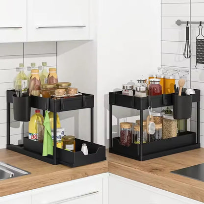 Ordessa Two-Tier Pull-Out Under-Sink Organiser