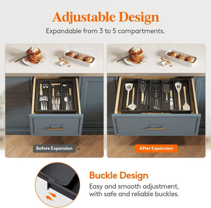Ordessa Expandable Cutlery Drawer Organiser