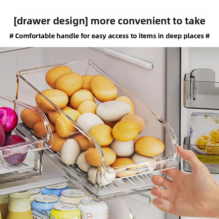 Ordessa Clear Fridge Produce Bin