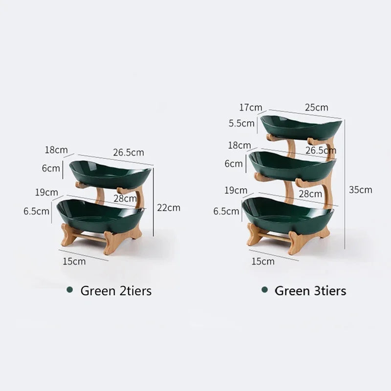 Ordessa Tiered Produce & Serving Stand