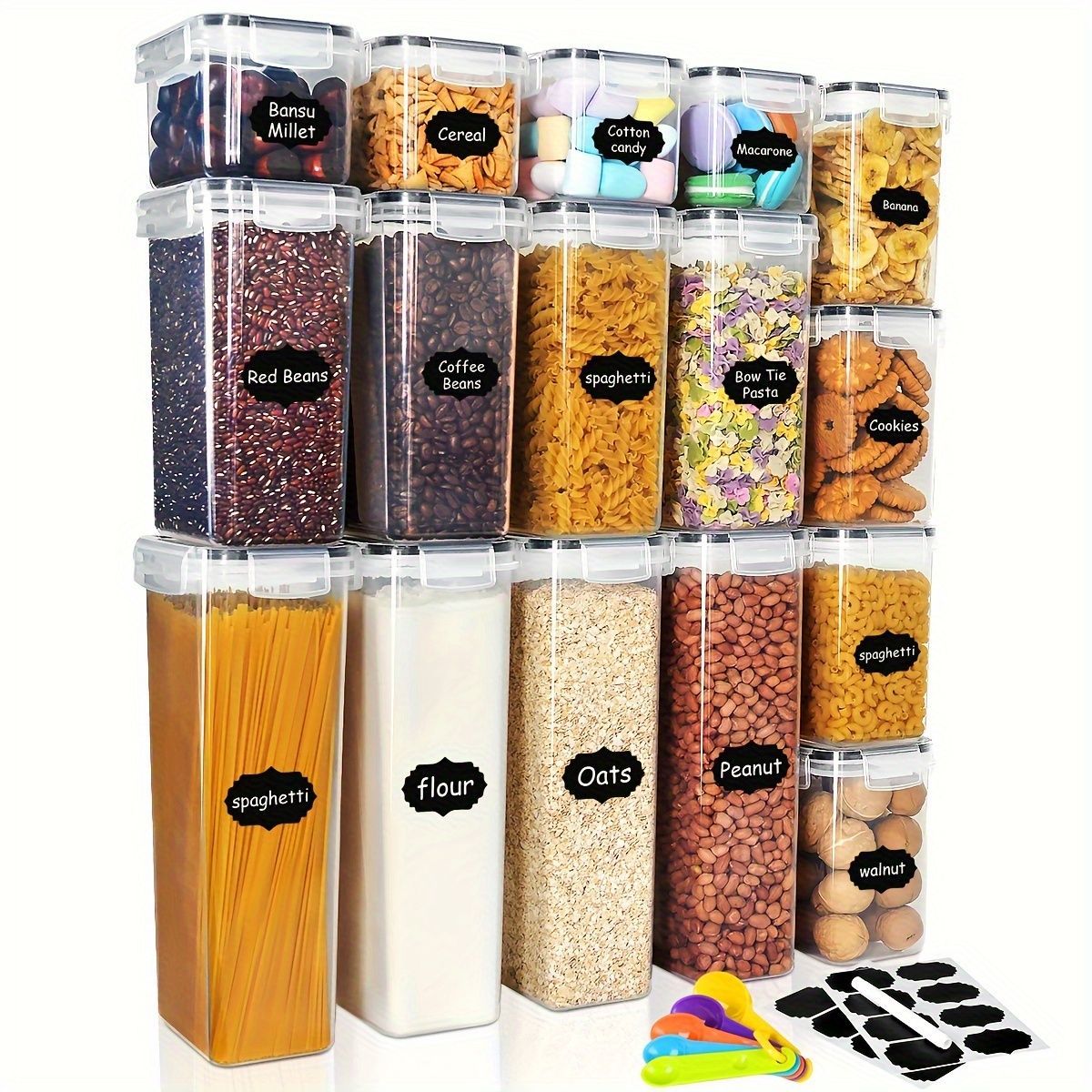 Ordessa Pantry Storage Container Set — 16 Piece