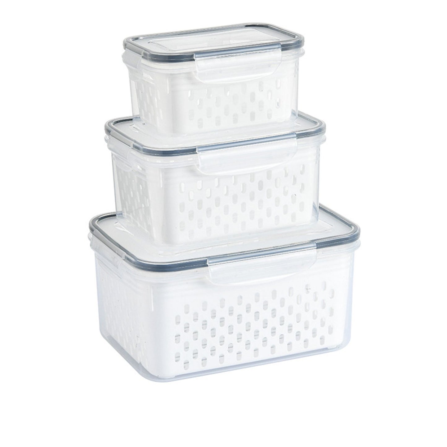 Ordessa Fridge Produce Container Set — 3 Piece