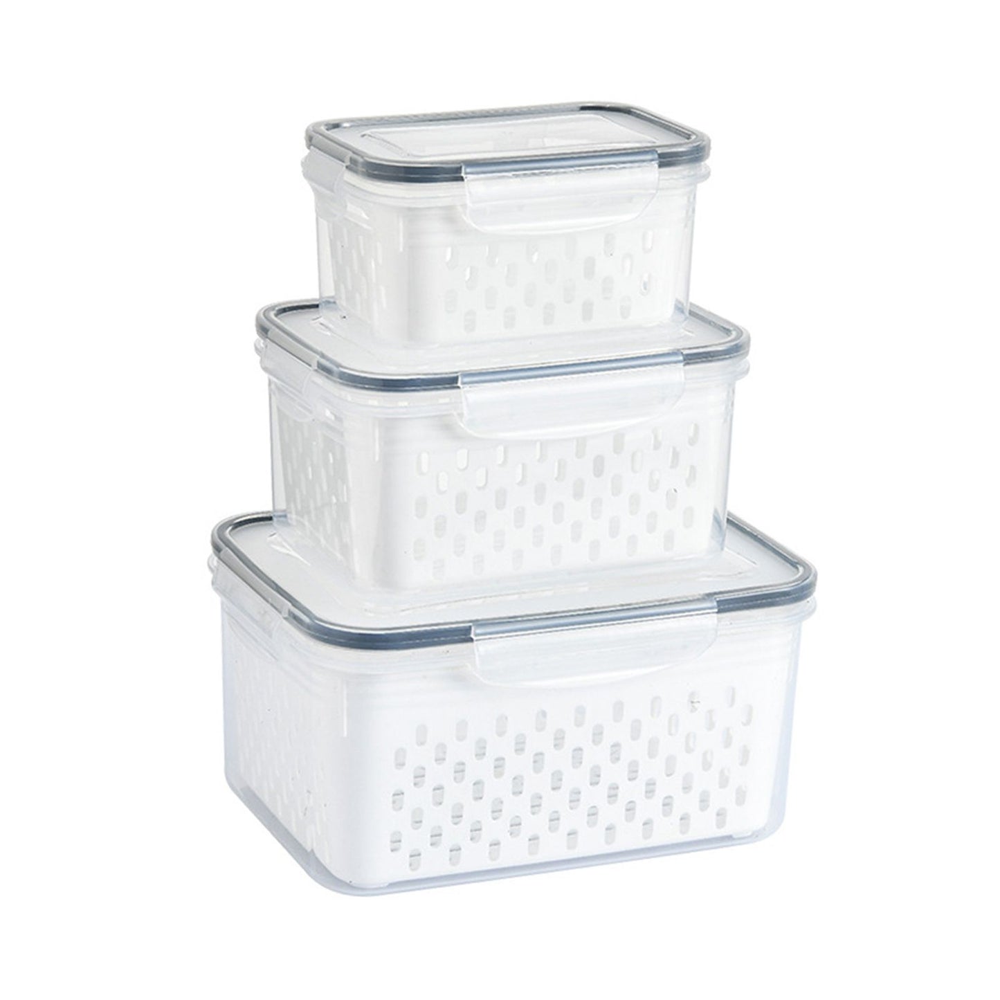 Ordessa Fridge Produce Container Set — 3 Piece