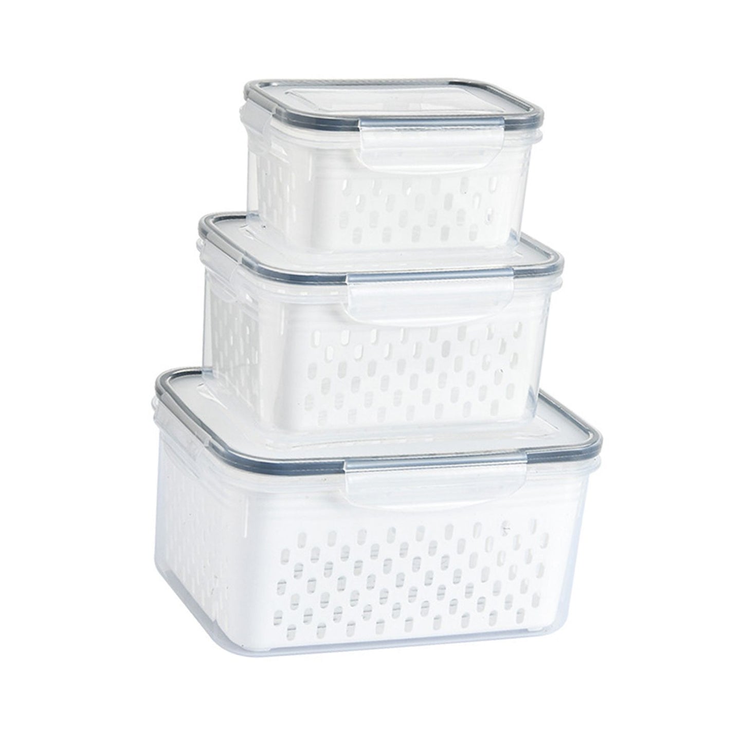 Ordessa Fridge Produce Container Set — 3 Piece