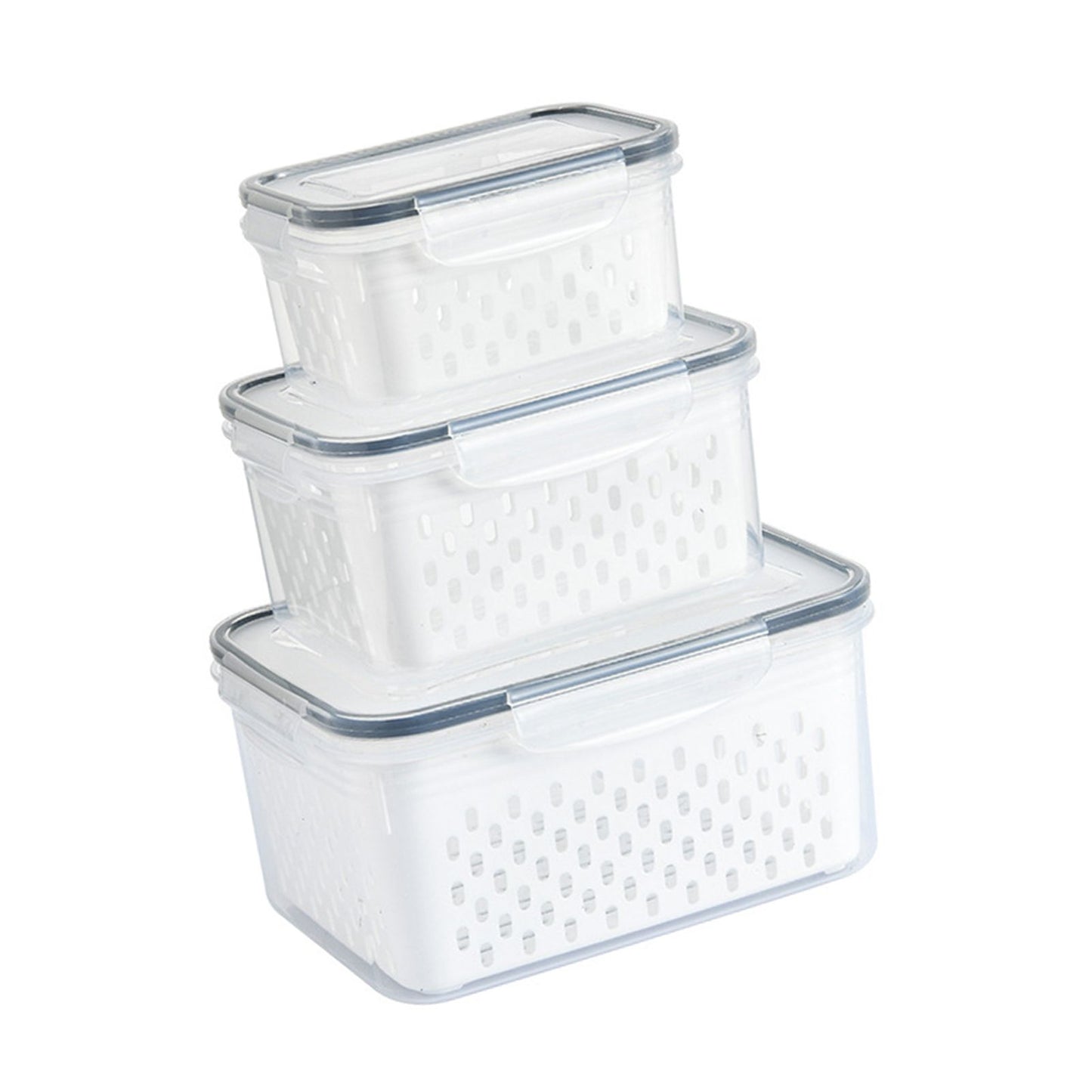 Ordessa Fridge Produce Container Set — 3 Piece