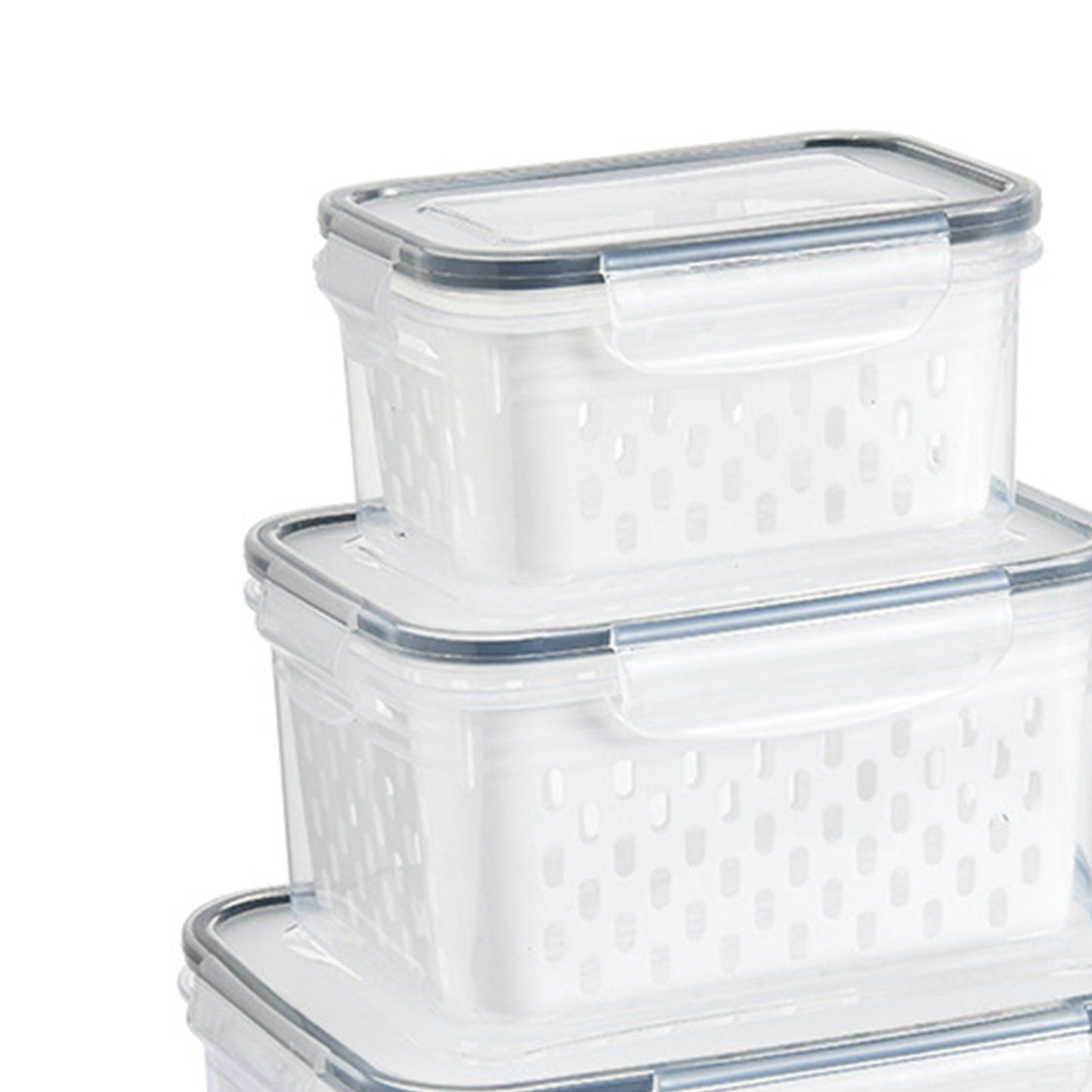 Ordessa Fridge Produce Container Set — 3 Piece