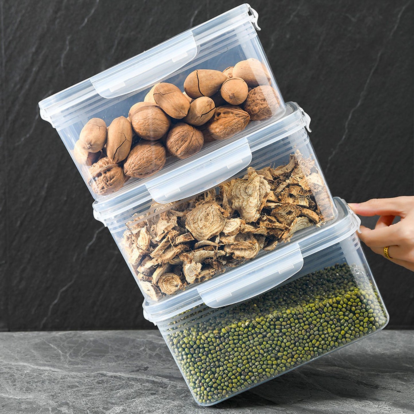 Ordessa Fridge Produce Container Set — 3 Piece