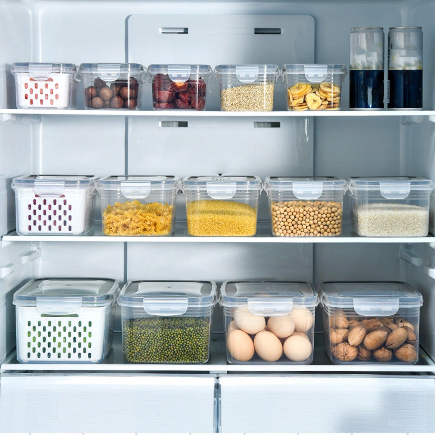 Ordessa Fridge Produce Container Set — 3 Piece