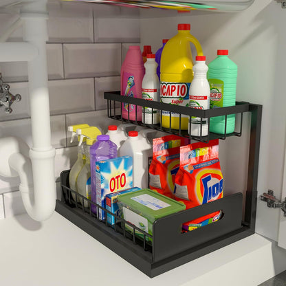 Ordessa Metal Two-Tier Under-Sink Organiser