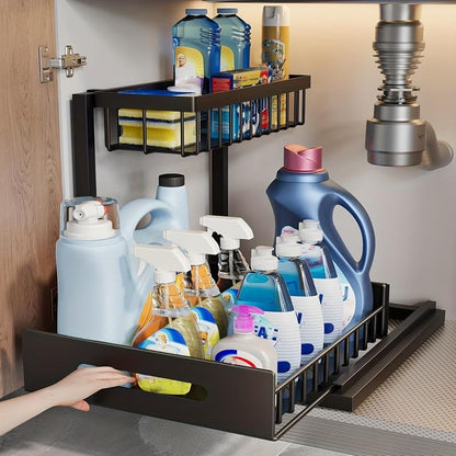 Ordessa Metal Two-Tier Under-Sink Organiser