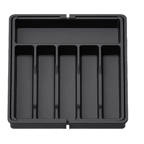 Ordessa Expandable Cutlery Tray — Black