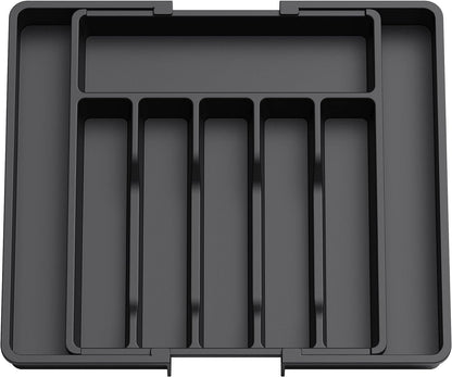 Ordessa Expandable Cutlery Tray — Black