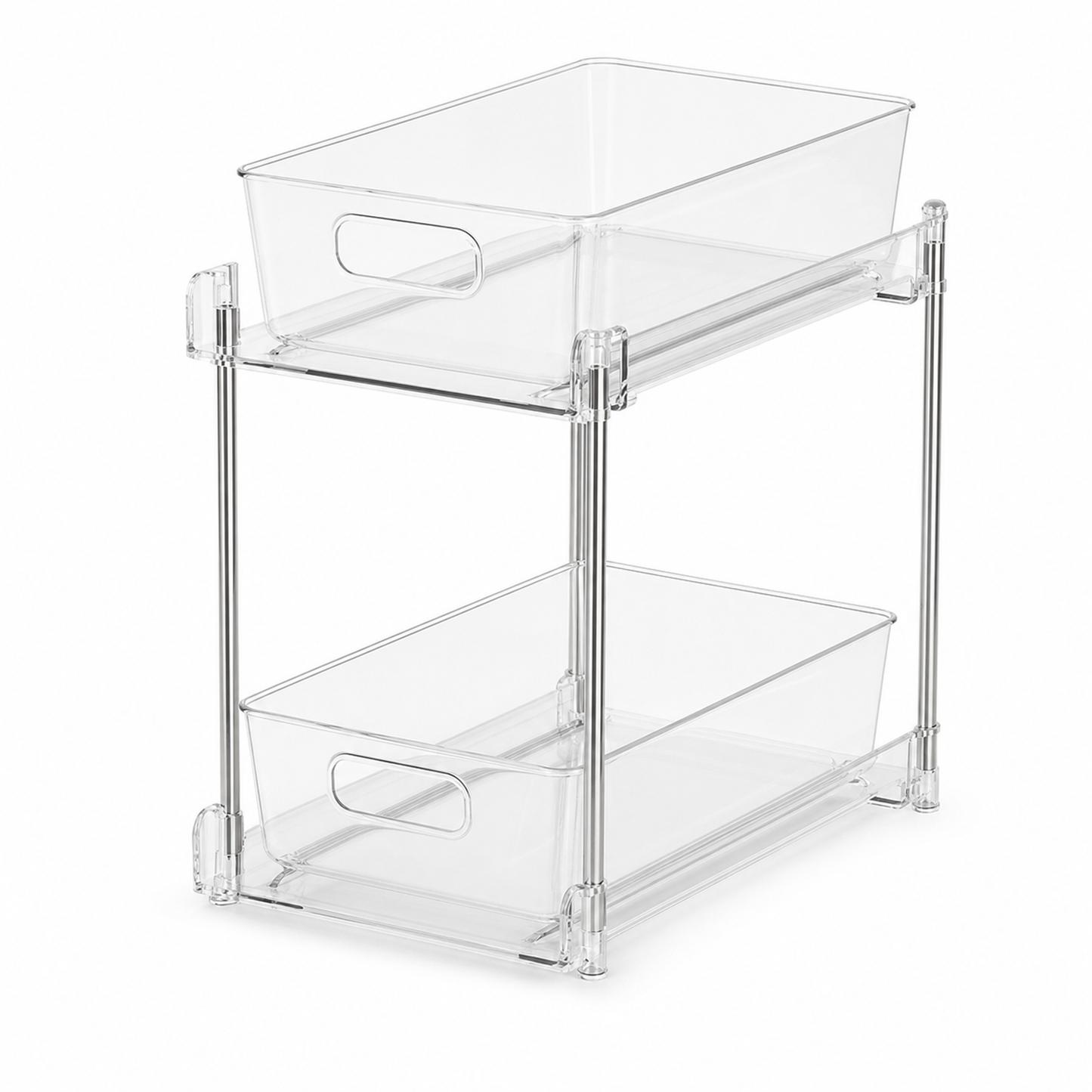 Ordessa Clear Two-Tier Pull-Out Organiser