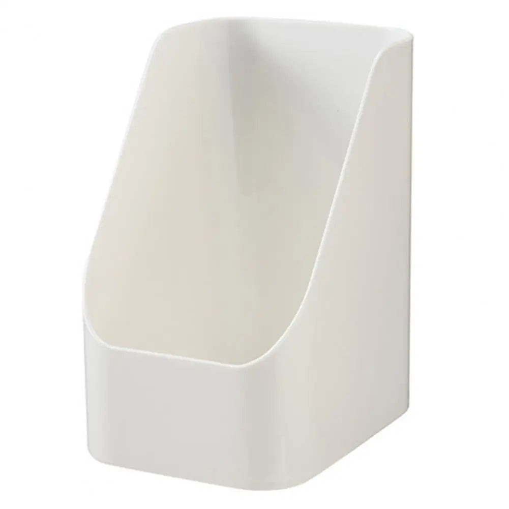 White compact fridge organiser bin shown on a white background