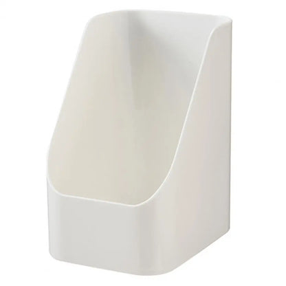 White compact fridge organiser bin shown on a white background