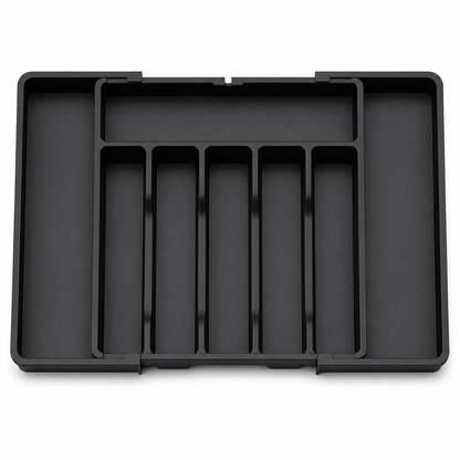 Ordessa Expandable Cutlery Tray — Black