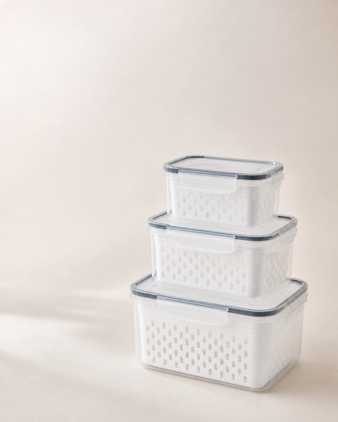Ordessa Fridge Produce Container Set — 3 Piece