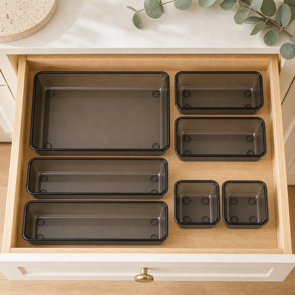 Ordessa Modular Drawer Organiser Set — 7 Piece