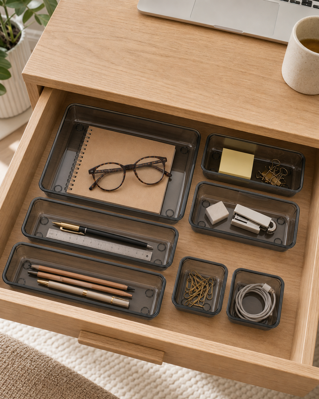 Ordessa Modular Drawer Organiser Set — 7 Piece